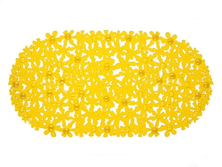 Spa-коврик д/ванны AQUA-PRIME Цветы 66х35см (желтый)