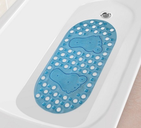Spa-коврик д/ванны AQUA-PRIME Аппликатор массажный 69х36см (голубой)