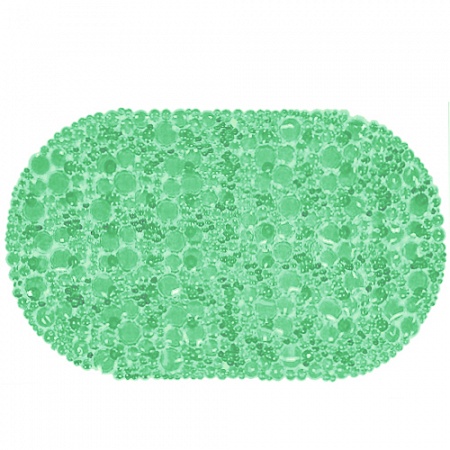 Spa-коврик д/ванны AQUA-PRIME Линза 67х38см (зеленый)