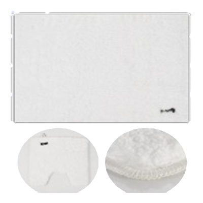 Комплект ковриков для в/к GAPPO из 2 шт 50х80/50х50см G 85602 (белый)