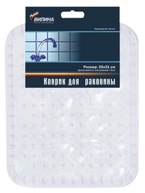 Коврик для раковины ПВХ 31х25 (Россия)