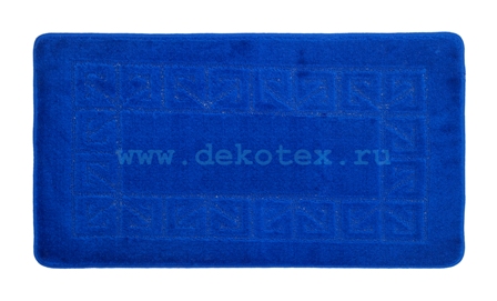 Коврик для в/к BANYOLIN CLASSIC из 1 шт 55х90см ворс 11мм (синий) РОССИЯ, арт. 160