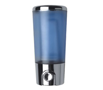 Дозатор для жидкого мыла настенный пластик. синий 400 мл F406