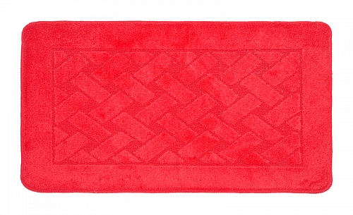 Коврик для в/к BANYOLIN CLASSIC из 1 шт 55х90см ворс 11мм (красный) РОССИЯ, арт. 176