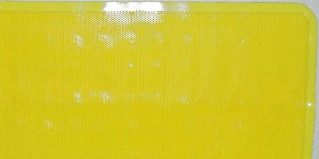6 Коврик травка, 65х37 см желтый