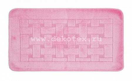 Коврик для в/к BANYOLIN CLASSIC из 1 шт 50х80см ворс 11мм (розовый) РОССИЯ, арт. 167