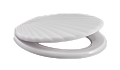 ORIO КР3-1 Крышка для унитаза универсальная ракушка белая