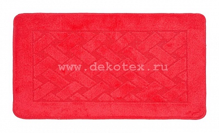 Коврик для в/к BANYOLIN CLASSIC из 1 шт 50х80см ворс 11мм (красный) РОССИЯ,  арт. 176