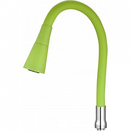 Гусак для смесителя кухня гибкий имп. WKC-059GN зеленый 2 режима 