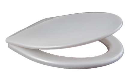 ORIO К-06 Крышка для унитаза универсальная круглая белая перламутровая