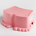 Подставка для ванной/туалета детская пластик Беросси Opа  нежно-розовый (РОССИЯ)