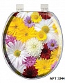 Крышка для унитаза AQUA-Prime DIGITAL 3344 (Турция)  цветы