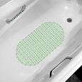 Spa-коврик д/ванны AQUA-PRIME 65х36см Комфорт (дымчато-зеленый), РОССИЯ