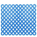 Коврик для раковины AQUA-PRIME Кружки 31х25см (синий) 