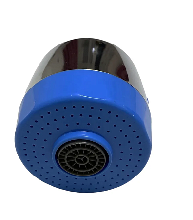 Аэратор - насадка на гусак с кнопочным переключением воды DK 765С синий